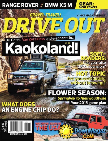 Drive Out South Africa - August 2015 Drive Out South Africa - August 2015