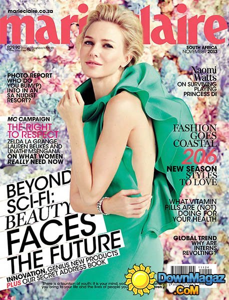 Marie Claire South Africa - November 2013 Marie Claire South Africa - November 2013