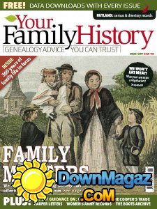 Your Family History - 08.2017 Your Family History - 08.2017