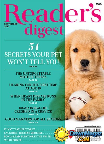 Reader's Digest IN - September 2016 Reader's Digest IN - September 2016