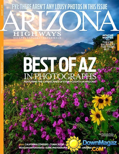Arizona Highways USA - August 2015 Arizona Highways USA - August 2015