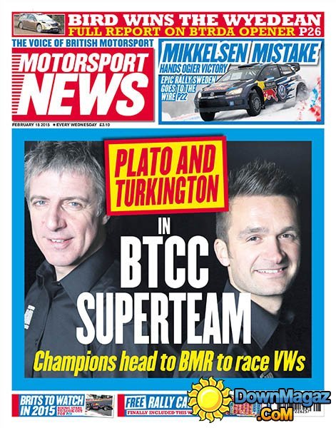 Motorsport News - 18 February 2015 Motorsport News - 18 February 2015