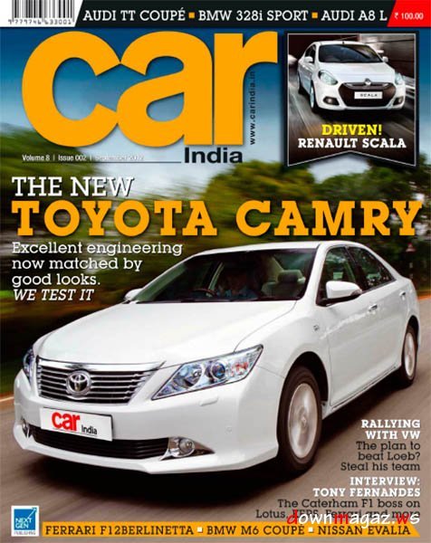 Car India September 2012 Car India September 2012