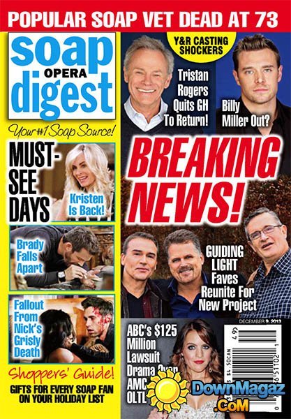Soap Opera Digest - 9 December 2013