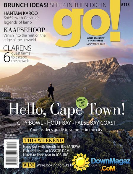 Go! South Africa - November 2015 Go! South Africa - November 2015