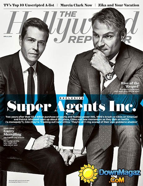The Hollywood Reporter - 8 April 2016 The Hollywood Reporter - 8 April 2016
