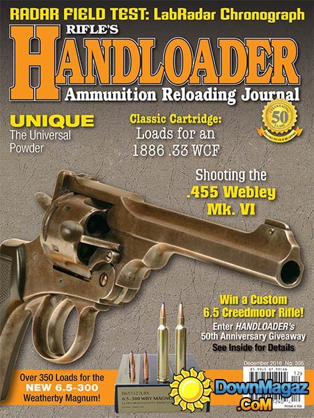 Handloader - December 2016 Handloader - December 2016