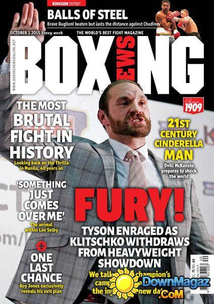 Boxing News International UK - 1 October 2015 Boxing News International UK - 1 October 2015