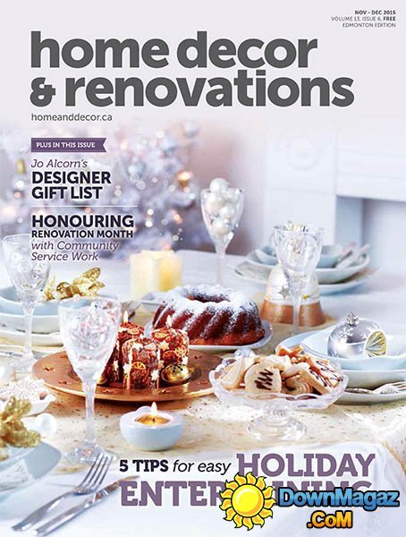 Edmonton Home Decor & Renovations CA - November/December 2015 Edmonton Home Decor & Renovations CA - November/December 2015