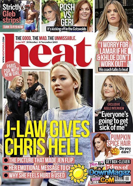 Heat UK - 31 October 2015 Heat UK - 31 October 2015