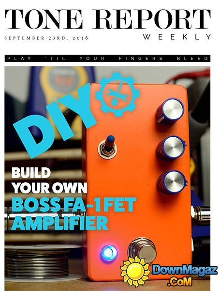 Tone Report Weekly - September 23, 2016 Tone Report Weekly - September 23, 2016