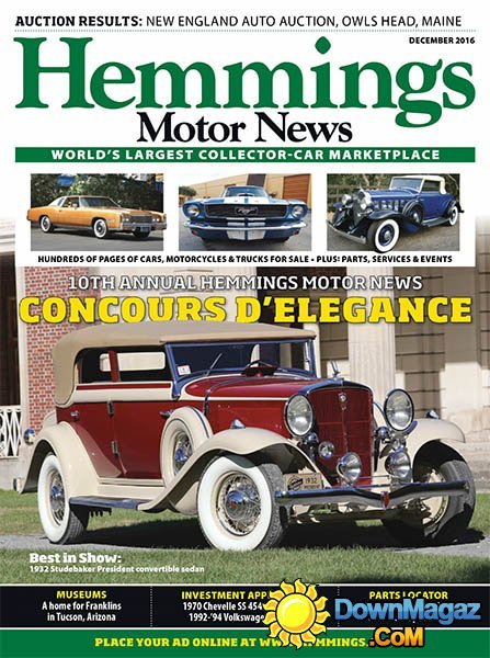 Hemmings Motor News - December 2016 Hemmings Motor News - December 2016