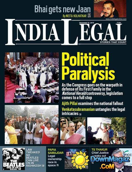 India Legal - 31 December 2015