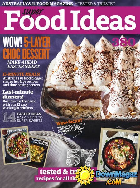 Super Food Ideas - April 2016 Super Food Ideas - April 2016