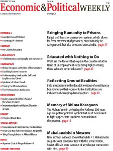Economic & Political Weekly - 17.02.2018 Economic & Political Weekly - 17.02.2018