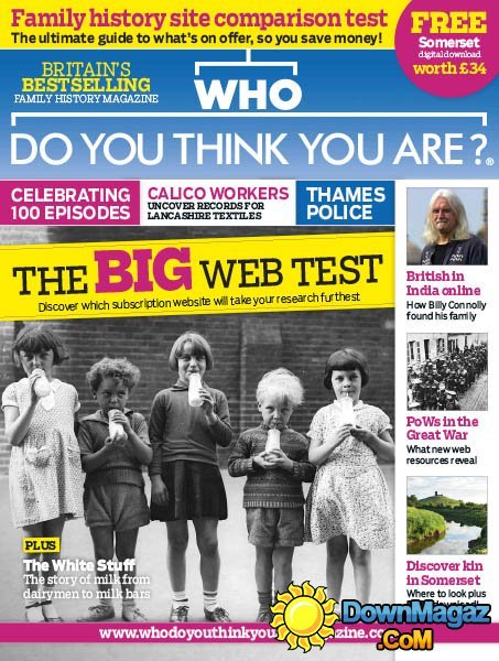 Who Do You Think You Are? - October 2014 Who Do You Think You Are? - October 2014