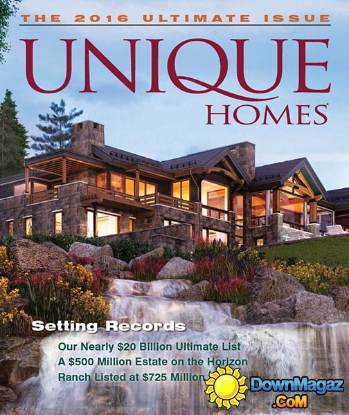Unique Homes - Ultimate 2016 Unique Homes - Ultimate 2016