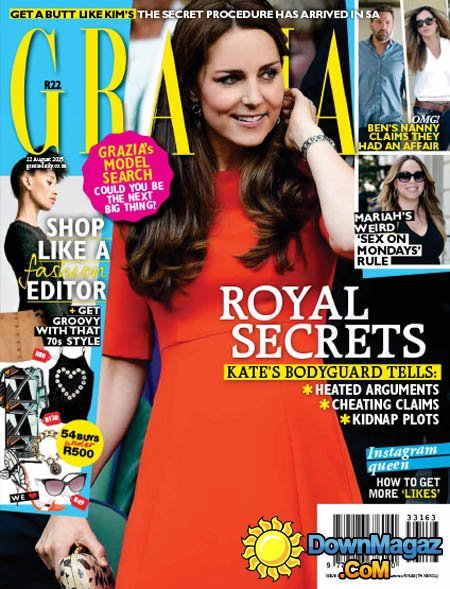 Grazia South Africa - 12 August 2015 Grazia South Africa - 12 August 2015