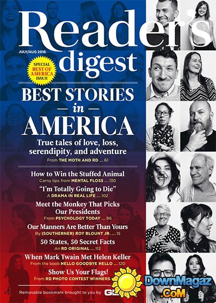 Reader's Digest USA - July - August 2016 Reader's Digest USA - July - August 2016