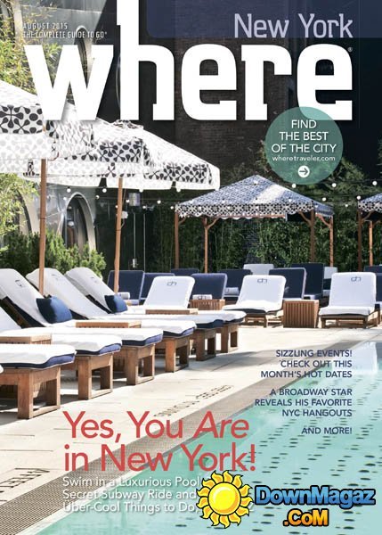 Where New York - August 2015 Where New York - August 2015