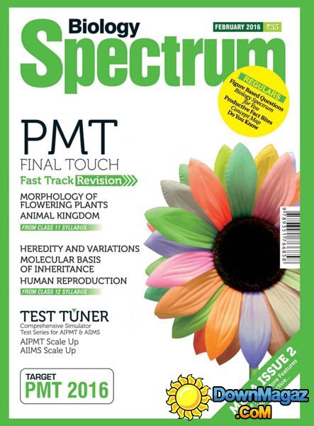 Spectrum Biology - February 2016 Spectrum Biology - February 2016
