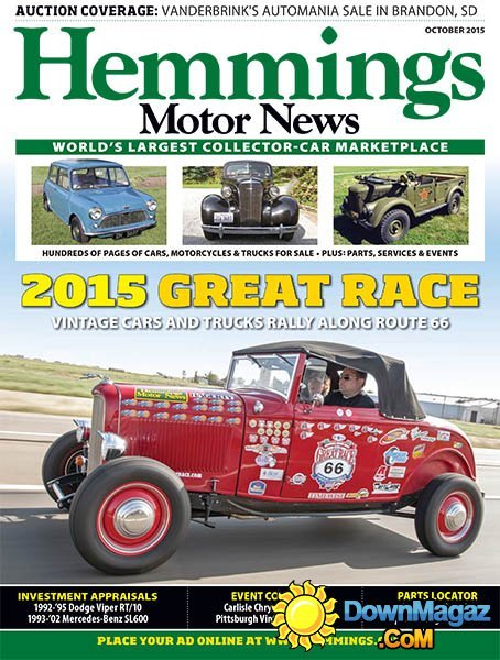 Hemmings Motor News USA - October 2015 Hemmings Motor News USA - October 2015