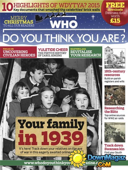Who Do You Think You Are? UK – December 2015 Who Do You Think You Are? UK – December 2015