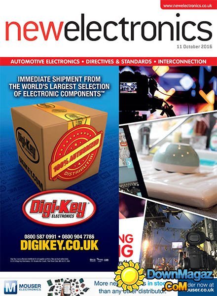 New Electronics - October 11, 2016 New Electronics - October 11, 2016