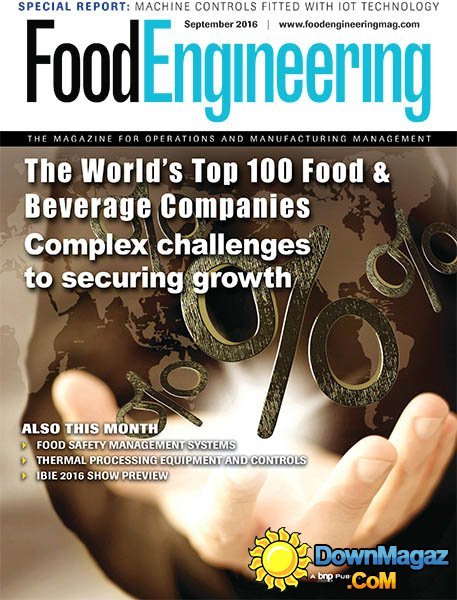 Food Engineering - September 2016 Food Engineering - September 2016