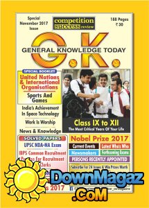 General Knowledge Today - 10.2017 General Knowledge Today - 10.2017