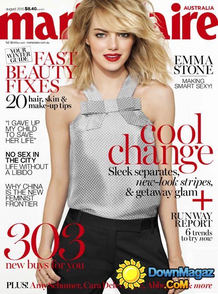 Marie Claire Australia - August 2015 Marie Claire Australia - August 2015