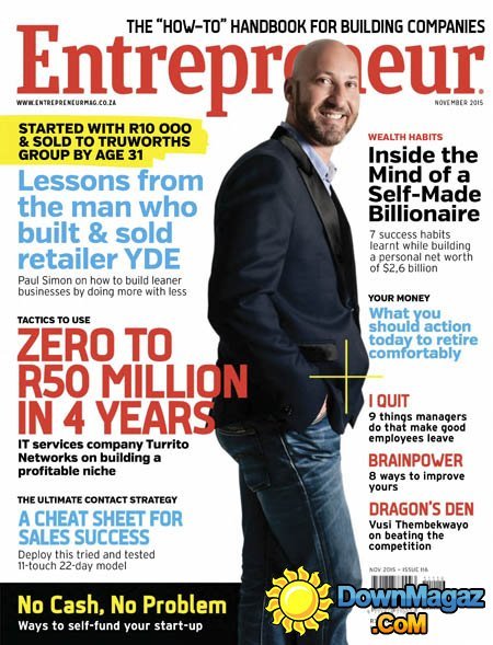 Entrepreneur SA - November 2015 Entrepreneur SA - November 2015