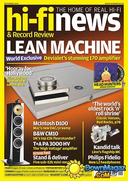 Hi-Fi News - September 2013 Hi-Fi News - September 2013