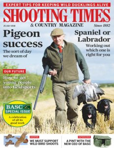 Shooting Times & Country - 25.7.2018
