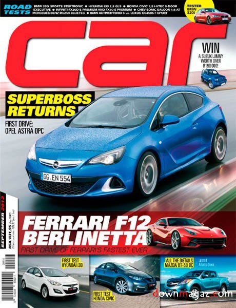 CAR South Africa September 2012 CAR South Africa September 2012