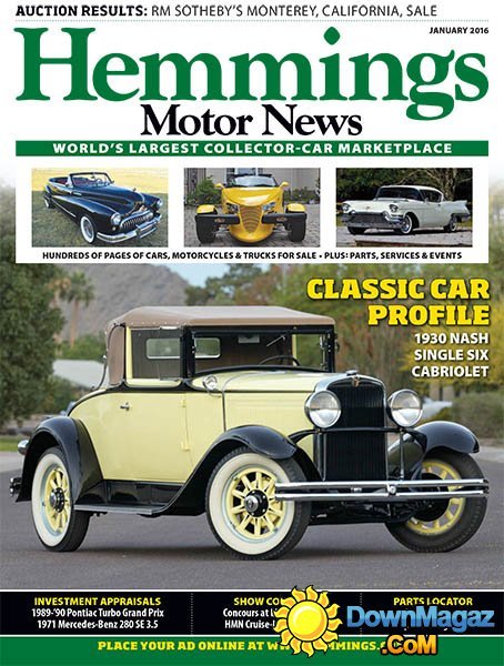 Hemmings Motor News USA - January 2016 Hemmings Motor News USA - January 2016