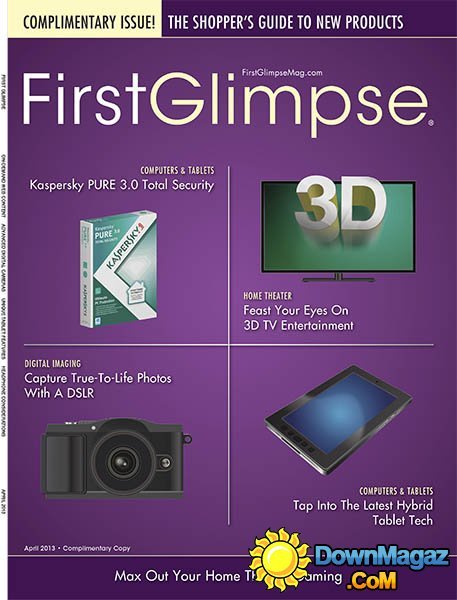 First Glimpse - April 2013