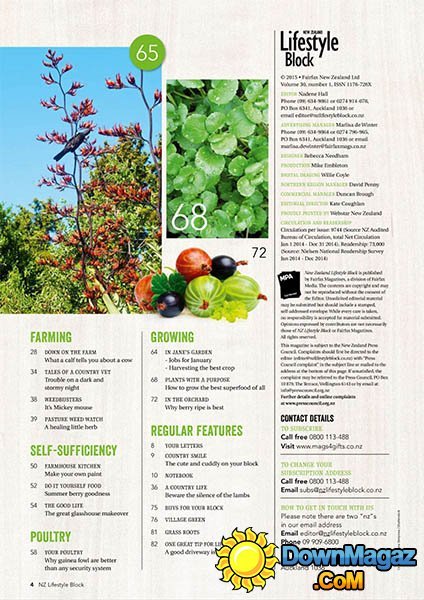 Lifestyle Block NZ - January 2016 Lifestyle Block NZ - January 2016