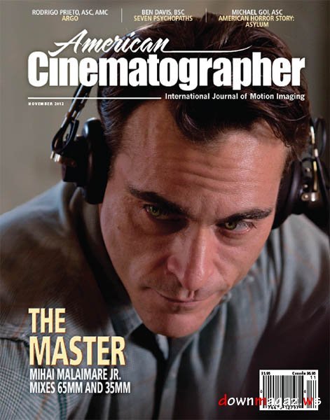 American Cinematographer Magazine November 2012 American Cinematographer Magazine November 2012