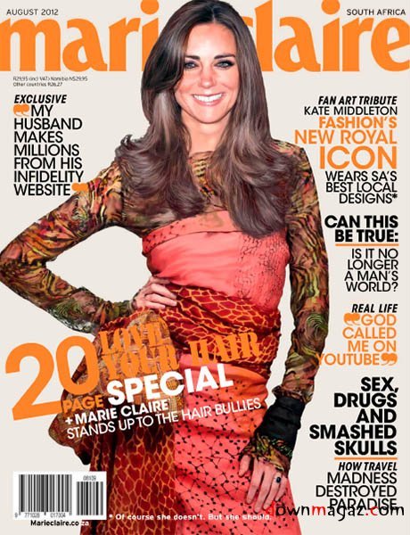 Marie Claire South Africa August 2012 Marie Claire South Africa August 2012