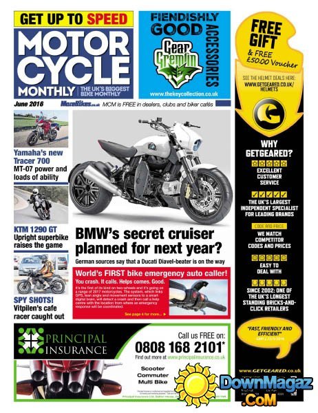 Motor Cycle Monthly - June 2016 Motor Cycle Monthly - June 2016
