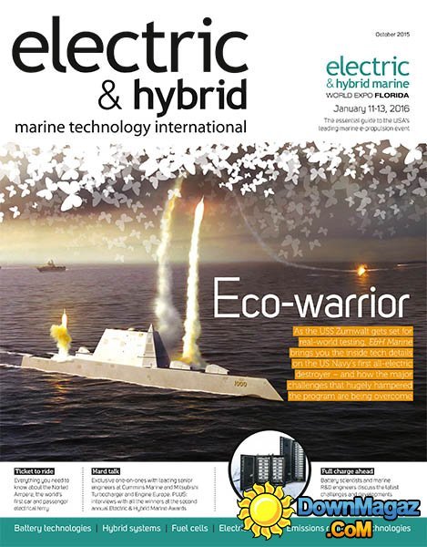 Electric & Hybrid Marine Technology International USA - October 2015