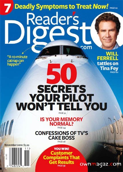 Reader's Digest November 2010 Reader's Digest November 2010