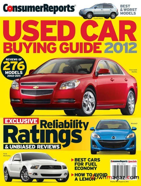 Consumer Reports - Used Car Buying Guide 2012 Consumer Reports - Used Car Buying Guide 2012