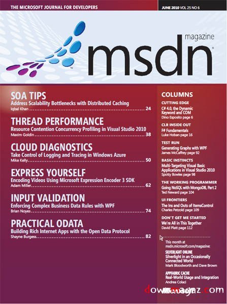 MSDN Magazine - June 2010 MSDN Magazine - June 2010
