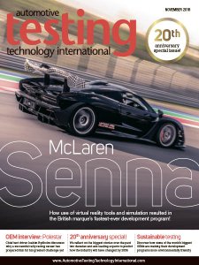 Automotive Testing Technology International - 11.2018 Automotive Testing Technology International - 11.2018
