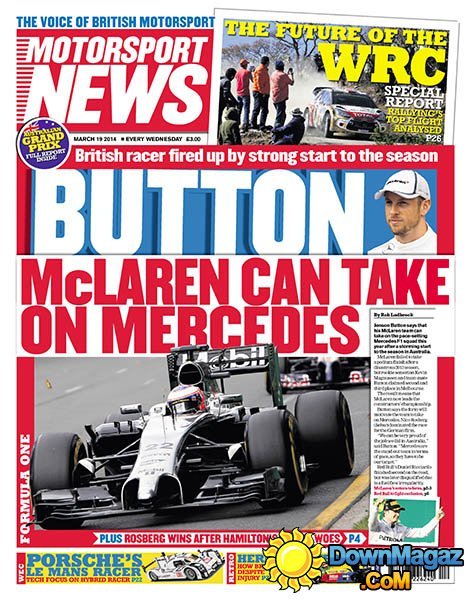 Motorsport News - 19 March 2014