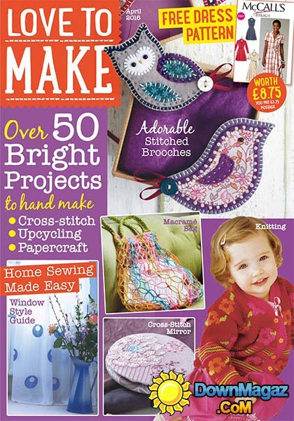 Love to make with Woman's Weekly - April 2016 Love to make with Woman's Weekly - April 2016