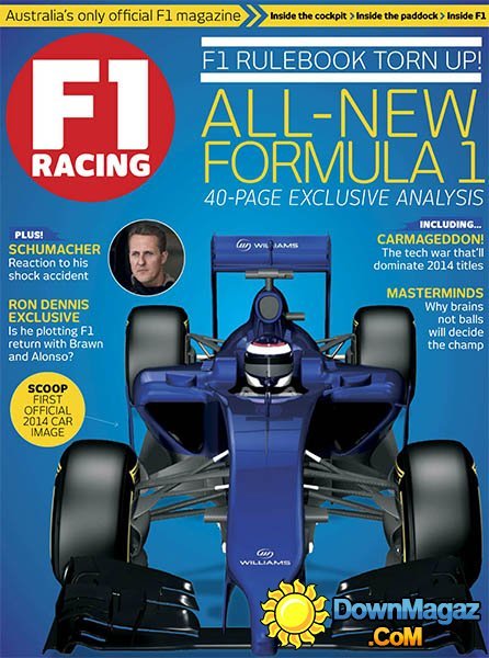 F1 Racing Australia - February 2014 F1 Racing Australia - February 2014