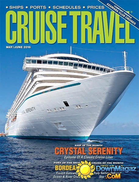 Cruise Travel - May-June 2016 Cruise Travel - May-June 2016